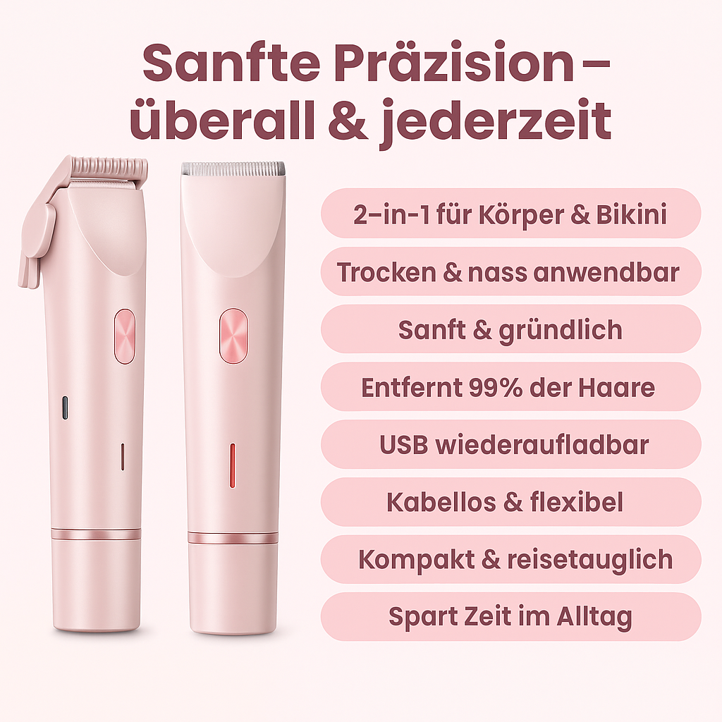 VeluraShave™ - 2-in-1 Full Body Shaver